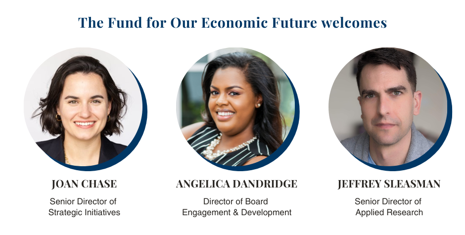 Joan Chase, Angelica Dandridge and Jeffrey Weston Sleasman named to leadership positions